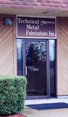 Technical Metal Fabricators, Inc. Main Entrance